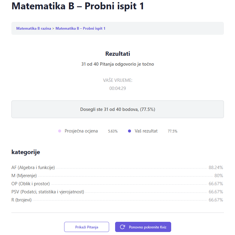 Online pripreme za maturu iz engleskog jezika s fokusom na slušanje, govor, čitanje i pisanje, usklađene s ispitnim katalozima za državnu maturu. Naše pripreme za maturu online koriste najnovije digitalne obrazovne sadržaje i interaktivne vježbe za različite razine znanja. Polaznici iz gimnazija i strukovnih škola mogu pristupiti virtualnoj učionici u bilo koje vrijeme. Profesori s iskustvom u obrazovnom sustavu Republike Hrvatske vode individualne pripreme za državnu maturu, prilagođavajući se specifičnim potrebama svakog učenika. Najbolje pripreme za maturu uključuju simulacije ispita prema standardima NCVVO-a i ciljane vježbe za poboljšanje jezičnih vještina. Priprema za fakultet uključuje i specifične jezične vještine potrebne za upise na fakultete u Hrvatskoj gdje engleski jezik ima značajnu ulogu u bodovnim pragovima. Kroz sustav e-učenja, polaznici dobivaju pristup materijalima koji pokrivaju sve zahtjeve ispitnih rokova državne mature. Srednjoškolci iz svih dijelova obrazovnog sustava Republike Hrvatske mogu koristiti naše individualne pripreme za državnu maturu koje se odvijaju u interaktivnoj virtualnoj učionici.